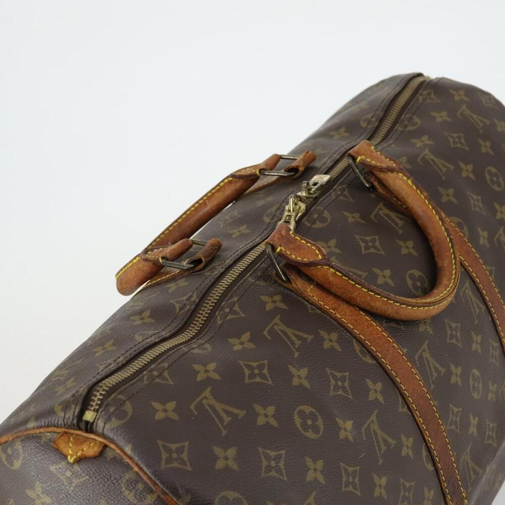 LOUIS VUITTON Monogram Keepall 50 Boston Bag M41426 LV Auth 155038 - Picture 6 of 16